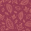 Fall Leaves Outline